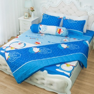 Bộ 5 Món Chăn Ga Gối Coton Poly cao cấp (kèm chăn hè)