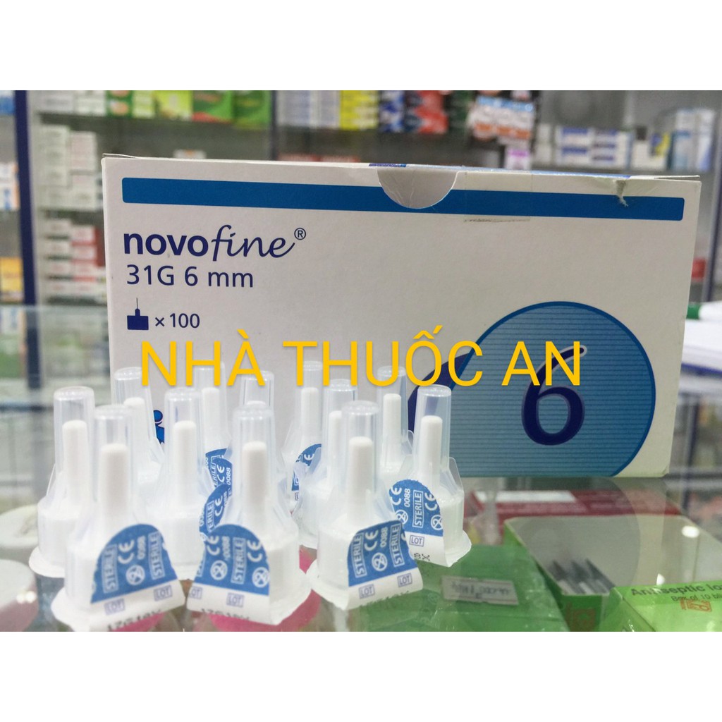 Đầu kim tiêm tiểu đường Novofine 31G (100cái/hộp – 0.25x6mm)