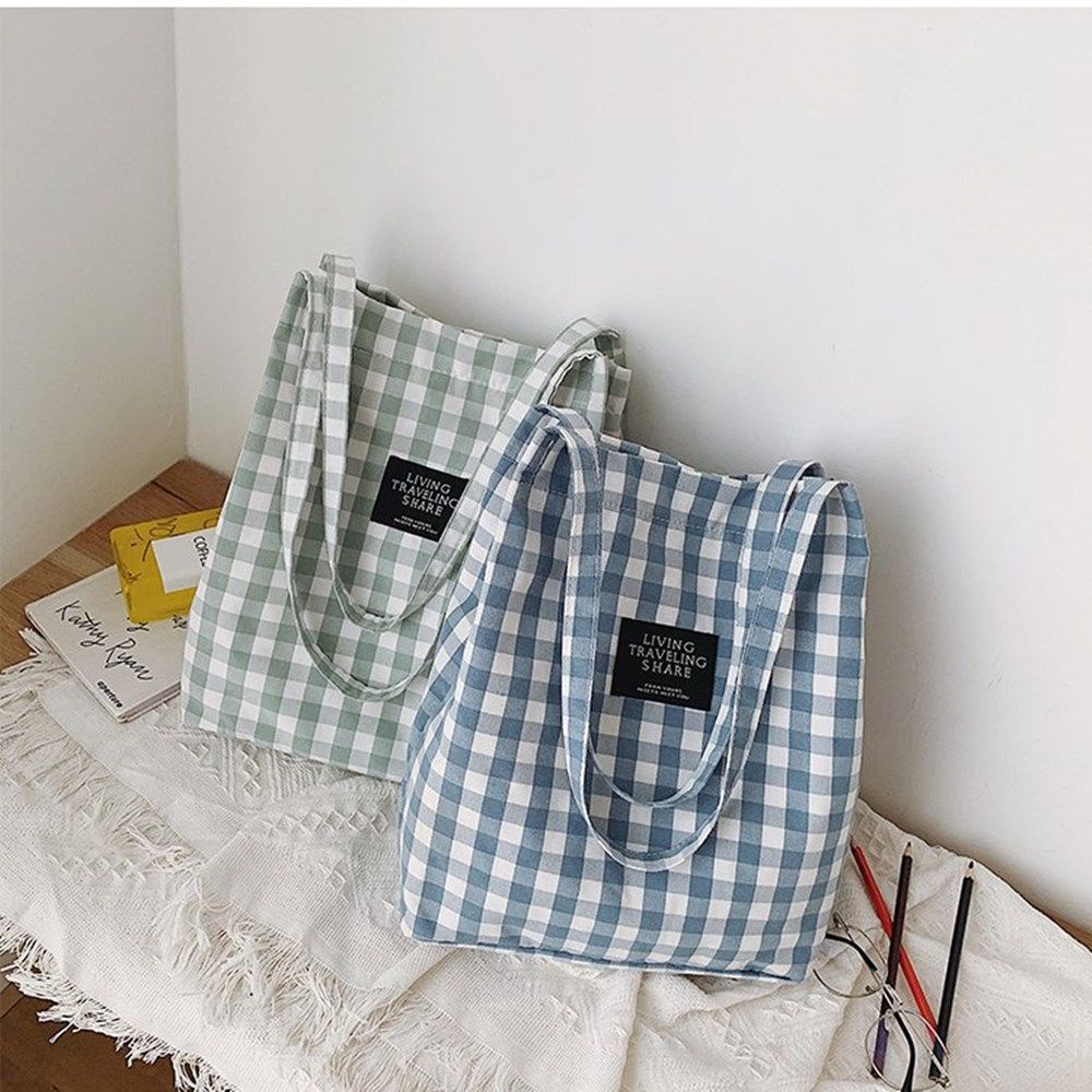 Túi xách cotton nhiều màu sắc tuỳ chọn thời trang cho nữ