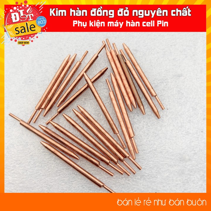 Kim hàn cell pin, đồng đỏ nguyên chất - 1 cặp ✅ [RẺ NHẤT VIỆT NAM] ⚡