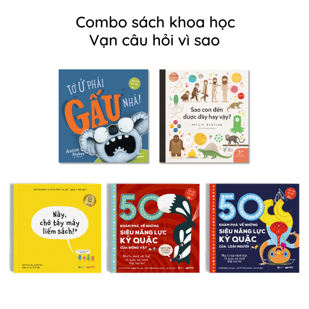 Sách - Combo Giải đáp vạn câu hỏi vì sao - Khám phá khoa học cho bé