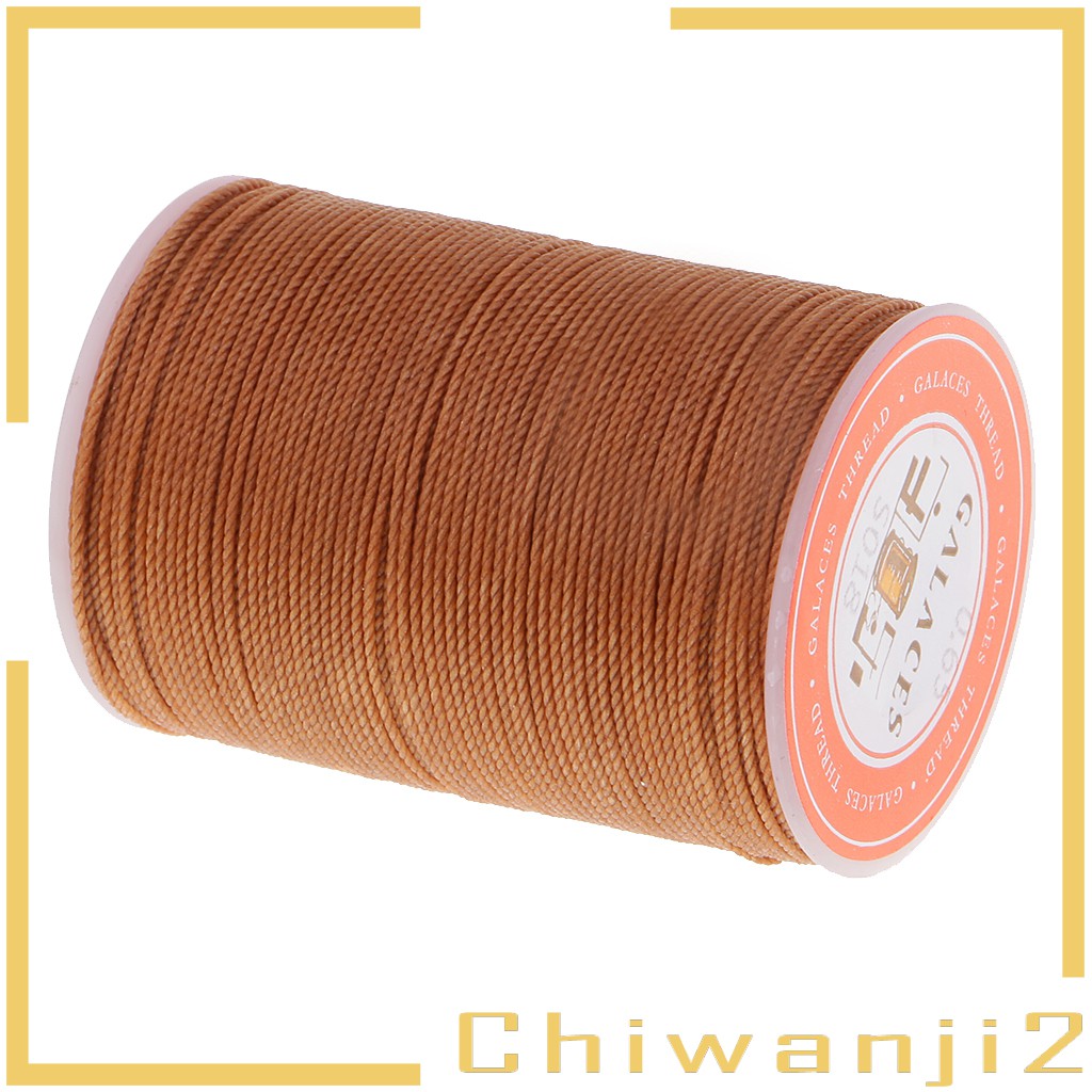[Chiwanji2] Cuộn Chỉ May Đồ Da 0.65mm Màu Xám