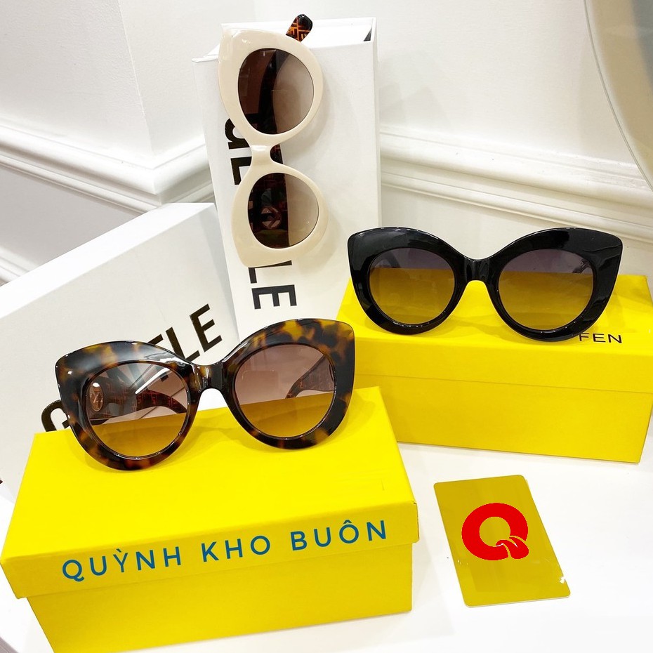 ❌KÍNH SHOWBIZ❌MẮT KÍNH RÂM NỮ FENDll HÀN QUỐC KIỂU OVERSIDE CAO CẤP HOT TREND Q0327 | BigBuy360 - bigbuy360.vn