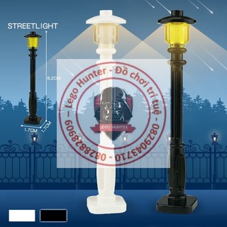 Nonlego Phụ kiện Moc city : Streetlight Combo 2 cột đèn đường phố