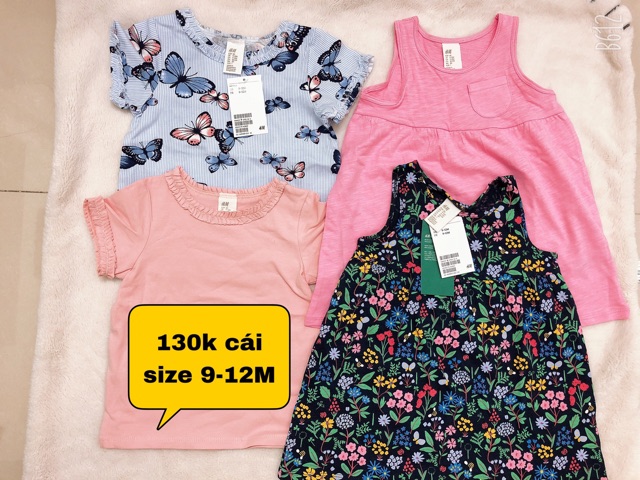 Set áo bé gái H&M