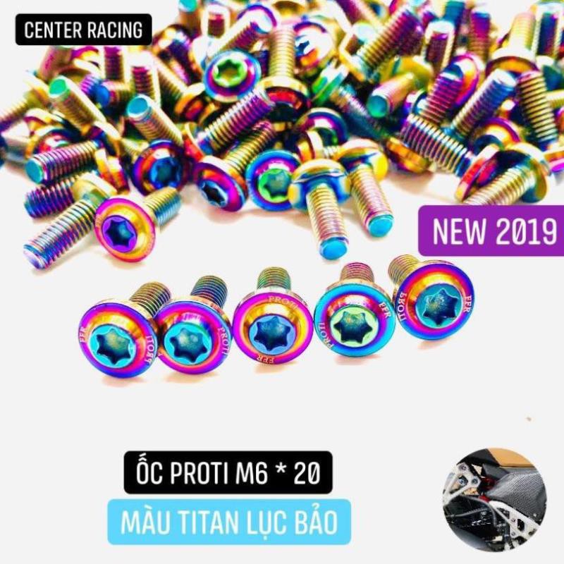 Bộ ốc Titan Lục Bảo PROTI full dàn áo xe Raider