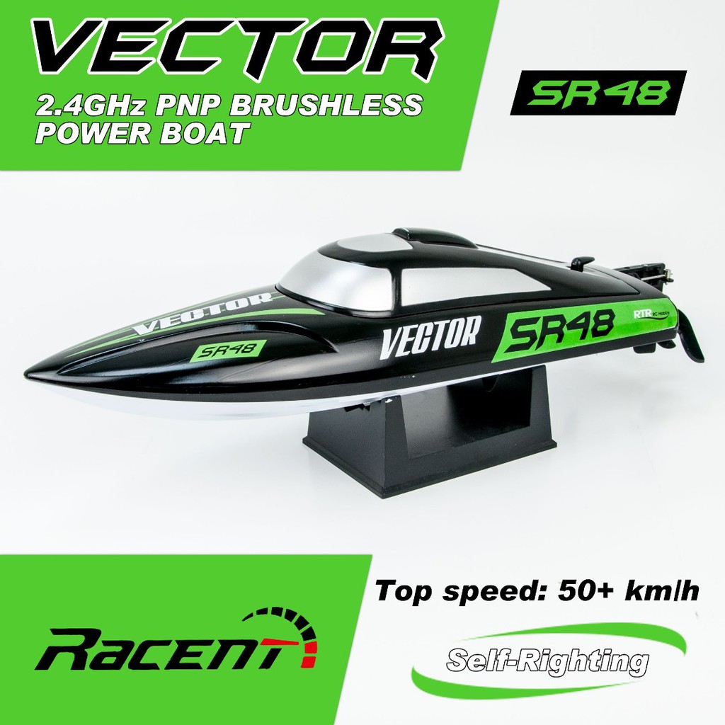 Cano điều khiển từ xa RC Vector SR48 V797-3 (797-3) tàu thuyền mô hình tốc độ cao PNP RTR