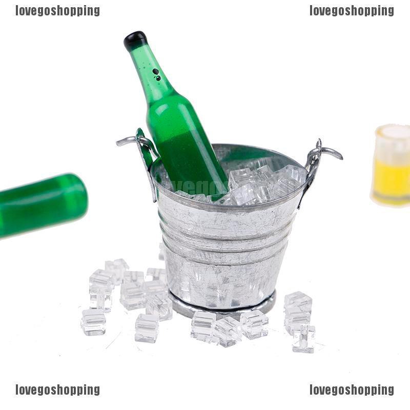 ❀BÁN CHẠY❀1:12 Dollhouse miniature iced beer set for doll house decoration