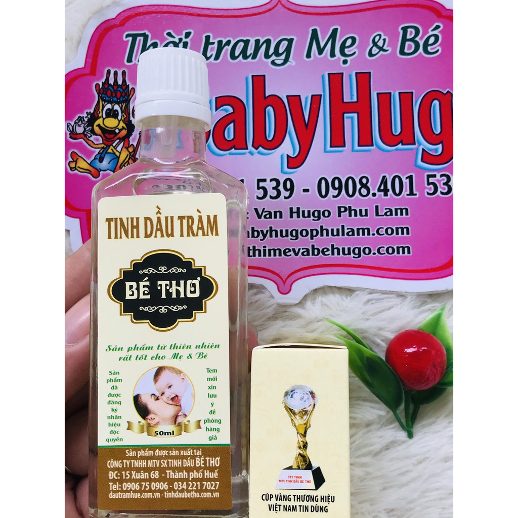 [CHÍNH HÃNG] Tinh dầu tràm nguyên chất Bé Thơ Huế  50ml