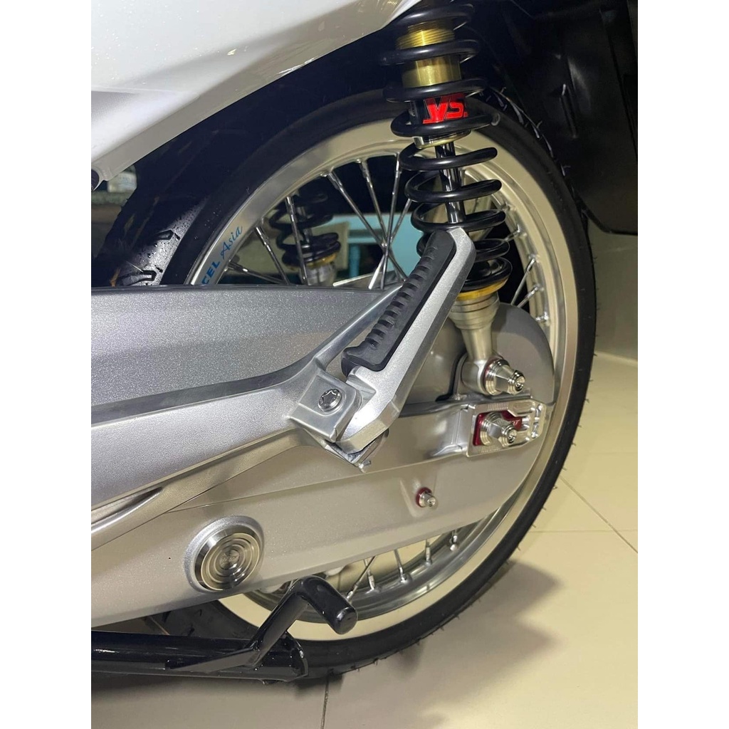Salaya TBT Cốt xỏ gác chân vairo satria vision kèm phe gài inox 304 lắp ráp như zin bảo hành trọn đời