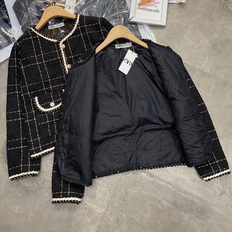 Áo Khoác Dạ Dáng Ngắn Viền Thừng Siêu Xinh Có Ảnh Thật Kèm Video | BigBuy360 - bigbuy360.vn