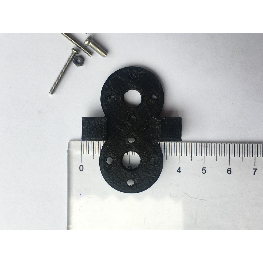 Gá động cơ xe tải 1/24 vừa truyền động vừa nâng ben 2 trong 1