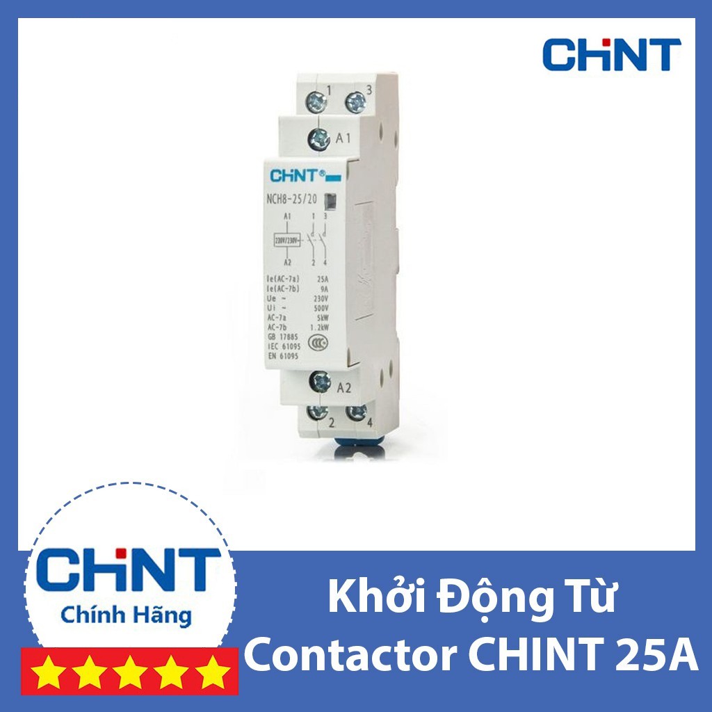 Khởi động từ contactor Chint 20A/ 220V