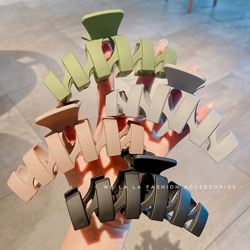 Kẹp Tóc Cỡ Lớn Bằng Acrylic Thời Trang Tinh Tế Cho Nữ