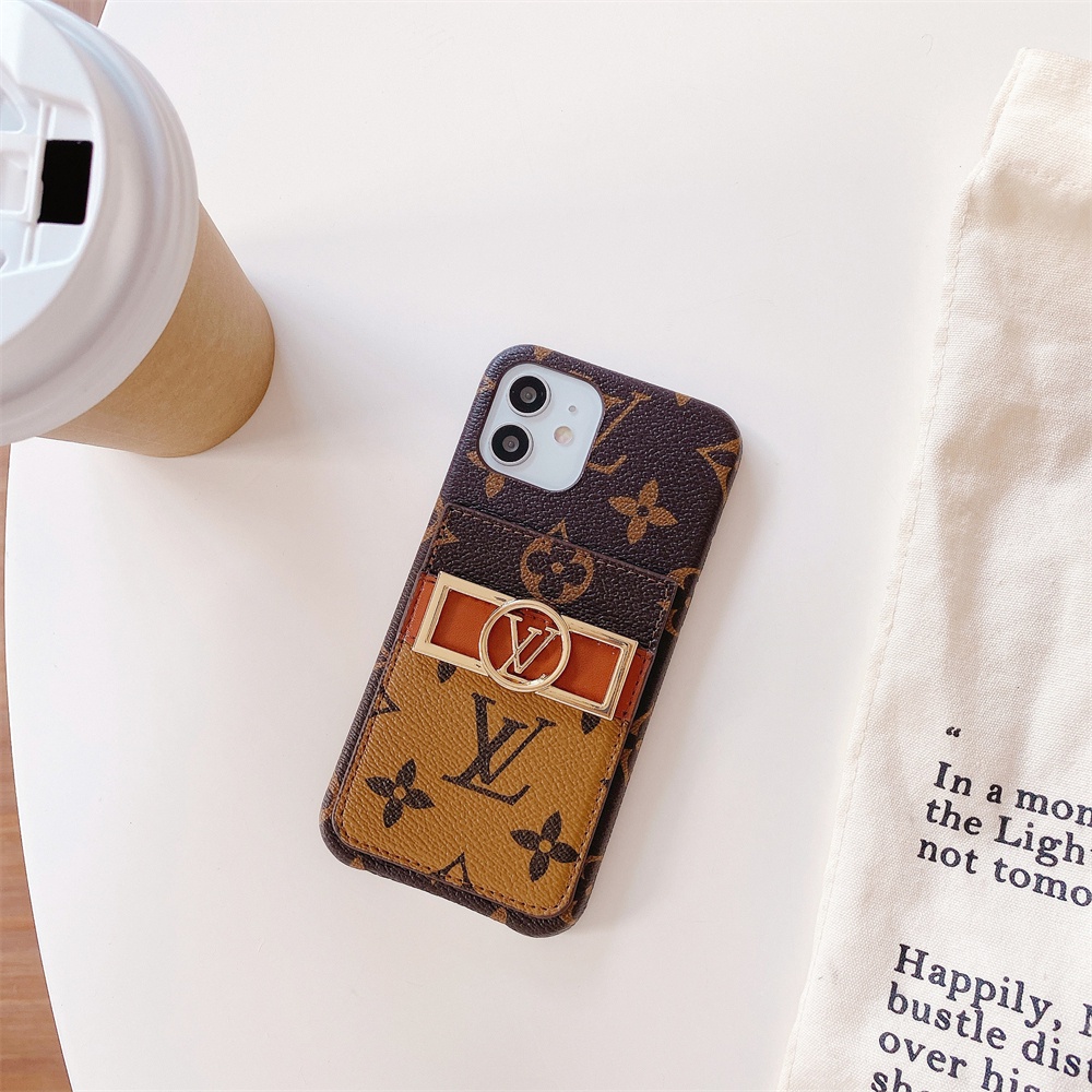 Ốp điện thoại da cao cấp mạ vàng thích hợp cho IPhone 13 12 11 Pro Max XS Max XR X 8 7 Plus
