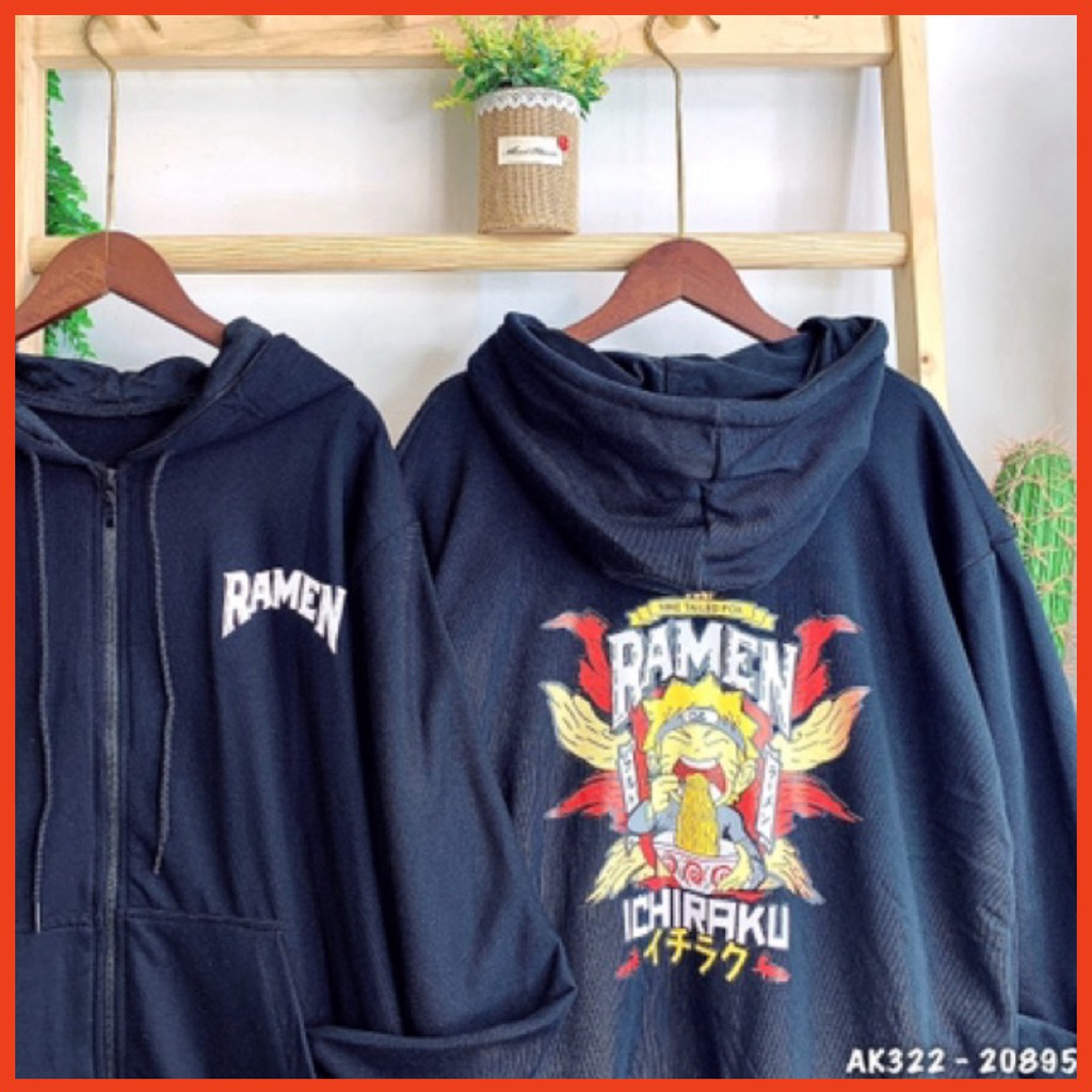 ✅𝐇𝐢̀𝐧𝐡 𝐓𝐡𝐚̣̂𝐭 𝟏𝟎𝟎%✅ 322 Áo Khoác Nỉ RAMEN Unisex Siêu Hottrend