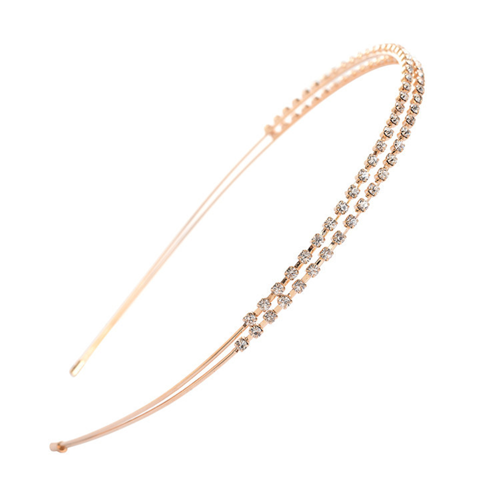 1PC Fashion Crystal Rhinestone Pearl Hairband