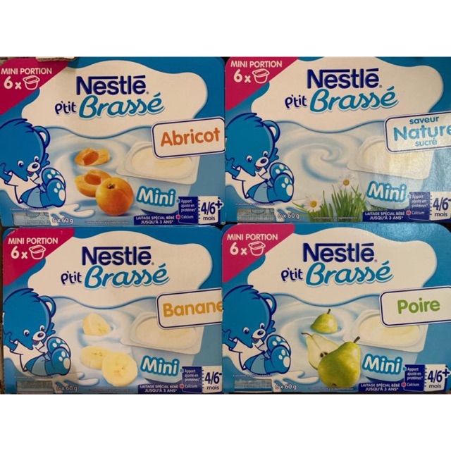 Sữa chua nestle Pháp đủ vị ( date T12/2020)
