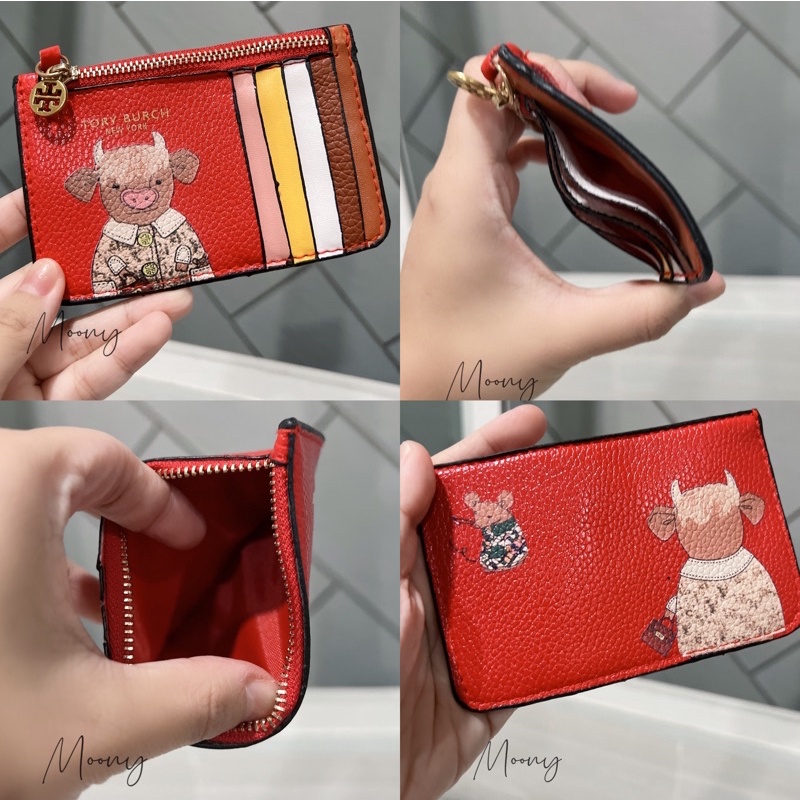 Ví holder card bò Tory xinh feka