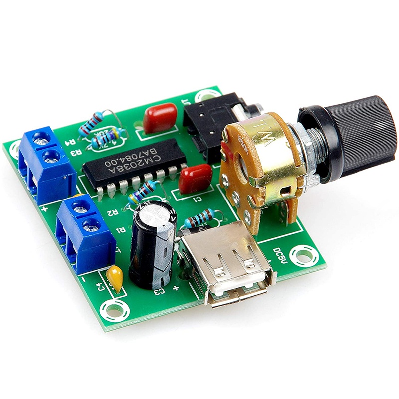Bảng Mạch Khuếch Đại Âm Thanh Mini 5w + 5w Pm Cm2038 5v