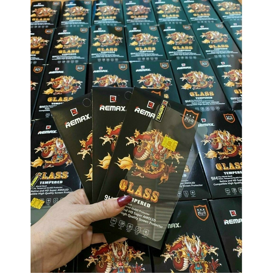 Kính Cường Lực iPhone 14 Pro 14 Pro Max Mỏng Nhẹ Trong Suốt Không Viền REMAX iP 6 7 8 X XR XS 11 12 13 Promax Plus