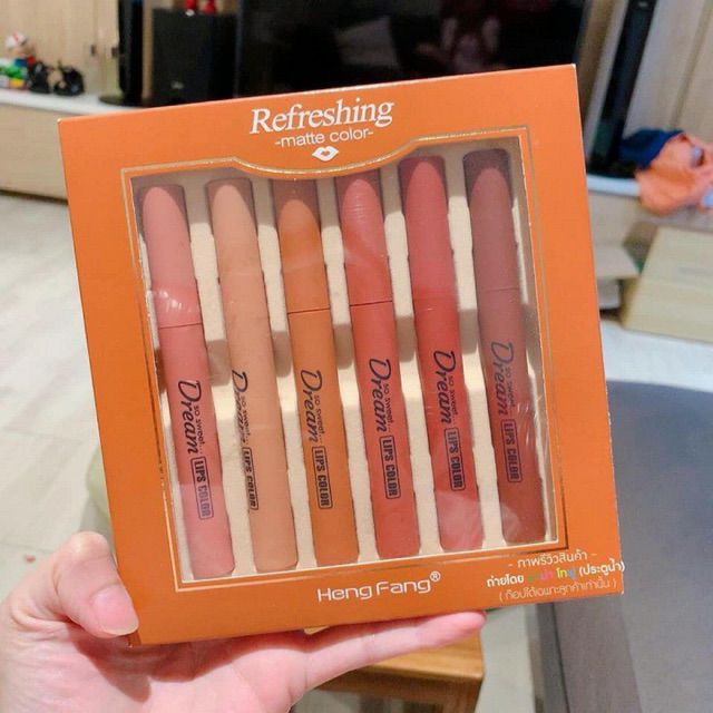 [Nội địa trung] Set 6 son thỏi Heng Fang siêu lì | BigBuy360 - bigbuy360.vn