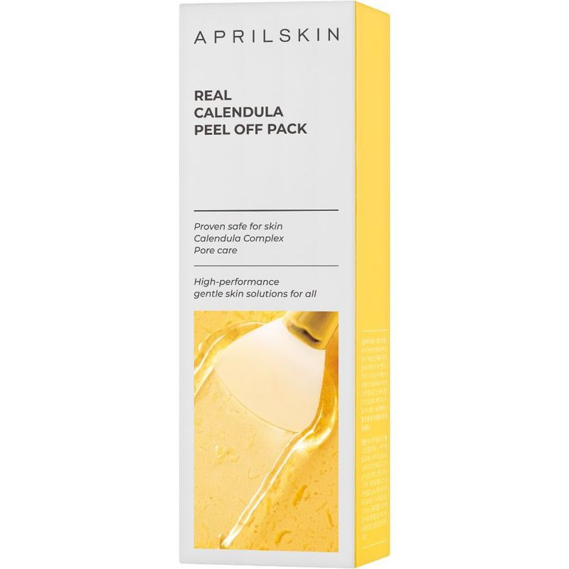 Mặt Nạ Lột Tẩy Tế Bào Chết APRILSKIN Real Calendula Peel Off Pack 100g + tặng 1 Túi lưới tạo bọt rửa mặt | BigBuy360 - bigbuy360.vn