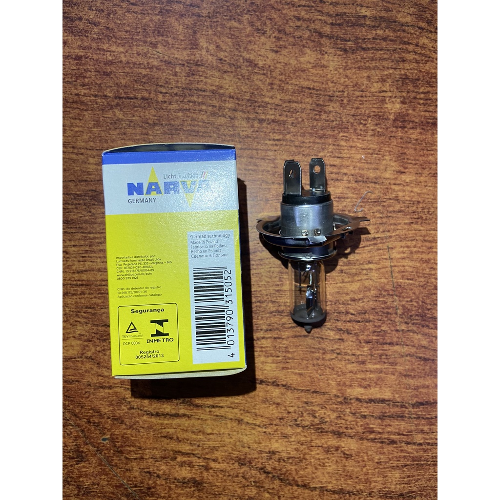 Bóng đèn H4 Narva 12V và 24V công suất cao, chiếu sáng tốt - DD0000005