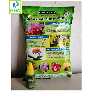 Combo phân bón chuyên dùng cho phong lan - 555 + chế phẩm hùng nguyễn 20ml