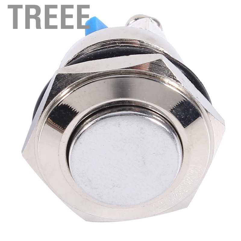 Công Tắc Còi Dạng Nhấn Bằng Kim Loại Chống Nước Treee 16mm