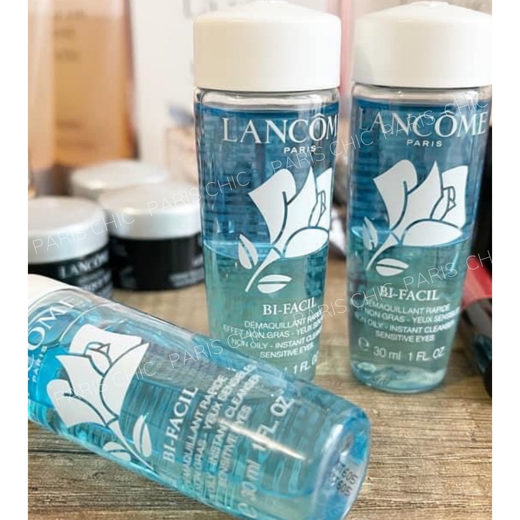 Tẩy trang mắt môi Lancome Bi-Facil mini 30ml hàng Pháp an toàn hiệu quả