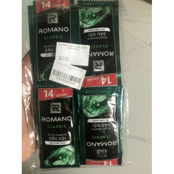 50 gói dầu gội Romano