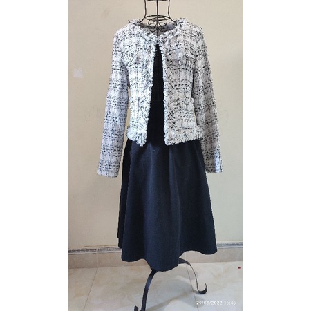 Áo dạ tweed 2hand hàng hàn
