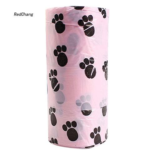 1 cuộn 15 túi đựng chất thải chó mèo