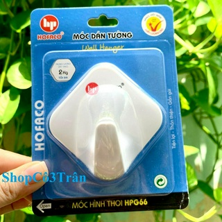 Móc hình thoi HPG66 Hồng Phát - Móc dán tường Hofaco tiện lợi