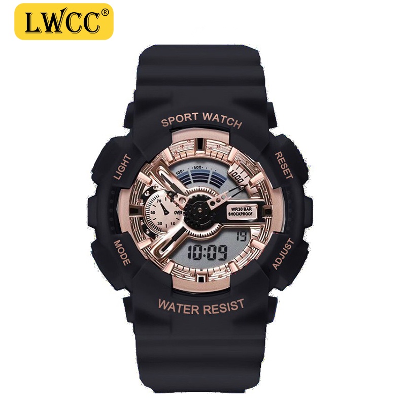 Đồng hồ điện tử LWCC 1524 thể thao chống thấm nước thời trang cho nam nữ
