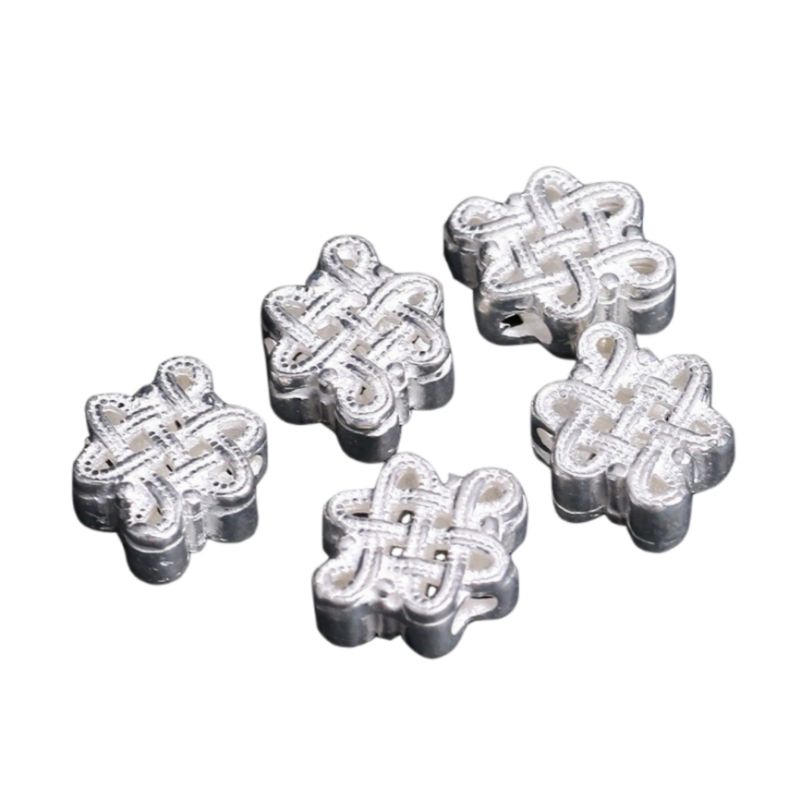 Charm đồng tâm cát tường bạc 925 biểu tượng của may mắn tài lộc vẹn tròn