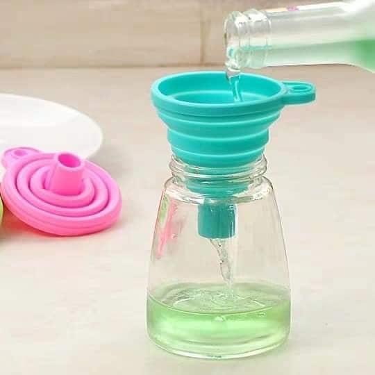Phễu rót nước, rượu silicon gấp gọn siêu tiện dụng