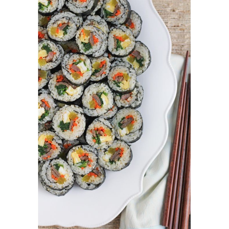 Combo 3 gói lá Rong Biển Cuộn Cơm Kimbap (10 lá/gói)