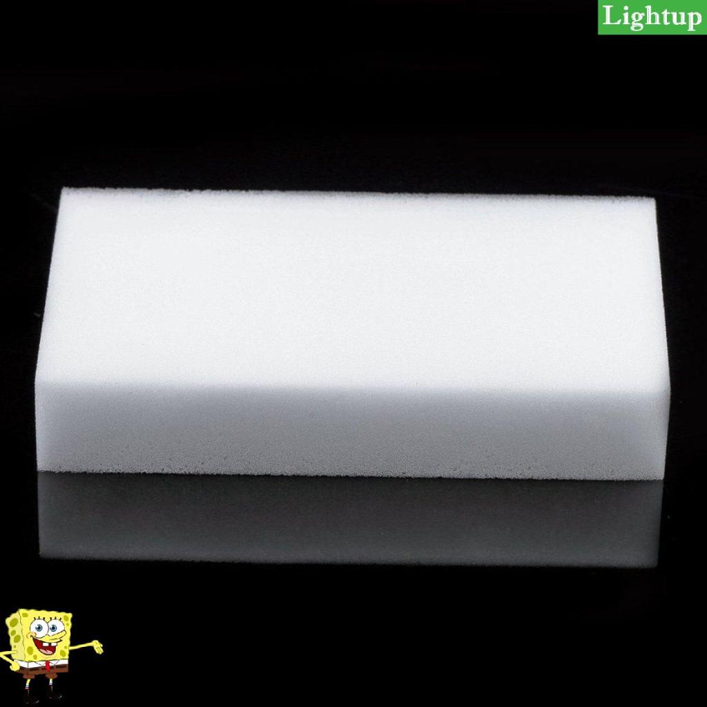 10 cái Magic Sponge Eraser Làm sạch Làm sạch Máy tạo bọt đa chức năng Màu trắng