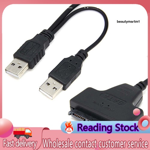 Cáp Chuyển Đổi Usb 2.0 Sang 2.5inch 22 7 + 15 Ata Sata 2.0 Hdd / Ssd