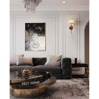 Tranh Canvas Trừu Tượng Đen-Trắng Cực Chất, MS 124201