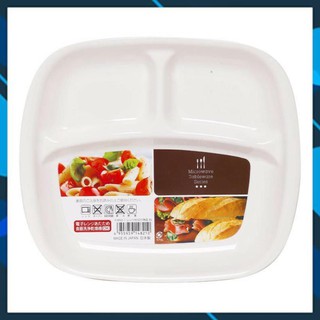 Khay ăn dặm cho bé Nakaya 2 ngăn và 3 ngăn - Hàng nội địa Nhật