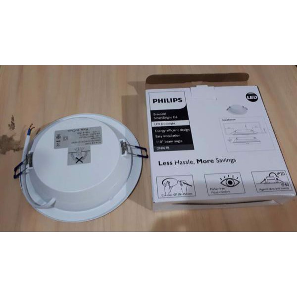 Đèn LED âm trần Philips DN027B 7W D90 ( Tròn)