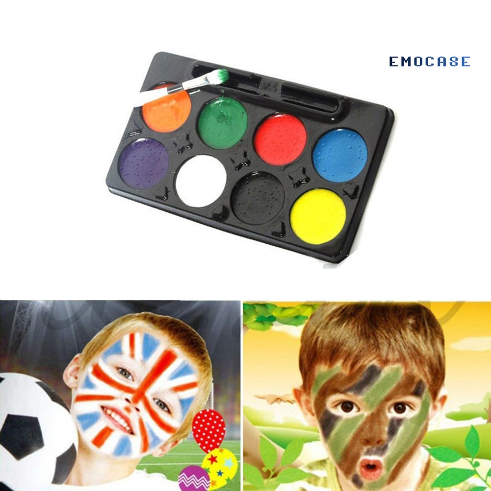 Bảng 8 Màu Vẽ Hóa Trang Chú Hề Cho Lễ Halloween