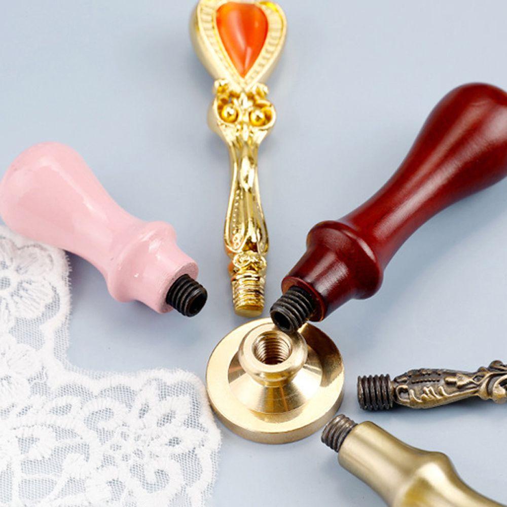 Con Dấu Thủ Công Tay Cầm Bằng Kim Loại Hình Bướm Phong Cách Vintage