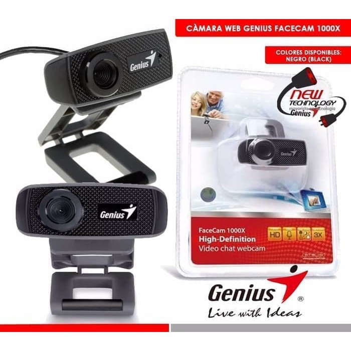 Webcam Genius Facecam 1000x Kèm Mic Cho Pc / Laptop | BigBuy360 - bigbuy360.vn