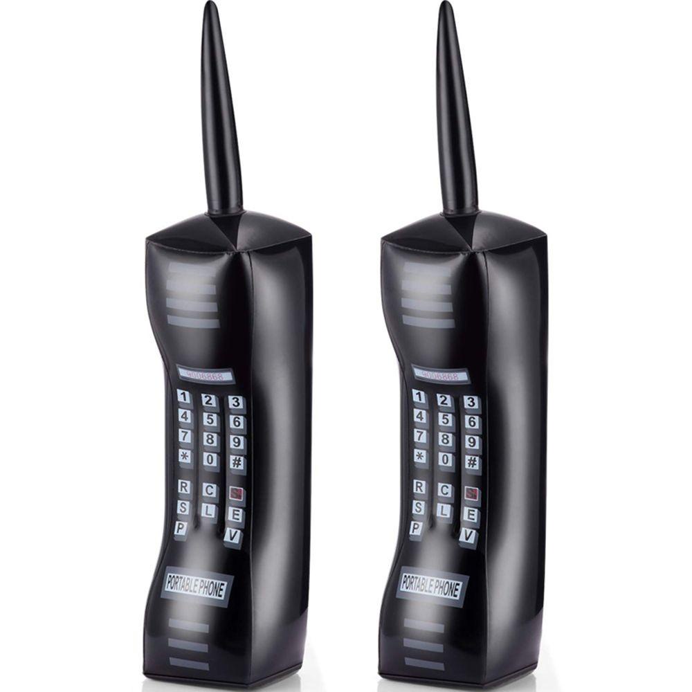 Bộ 2 Điện Thoại Bơm Hơi 80 's 90' 'Trang Trí Tiệc Tùng Cho Bé