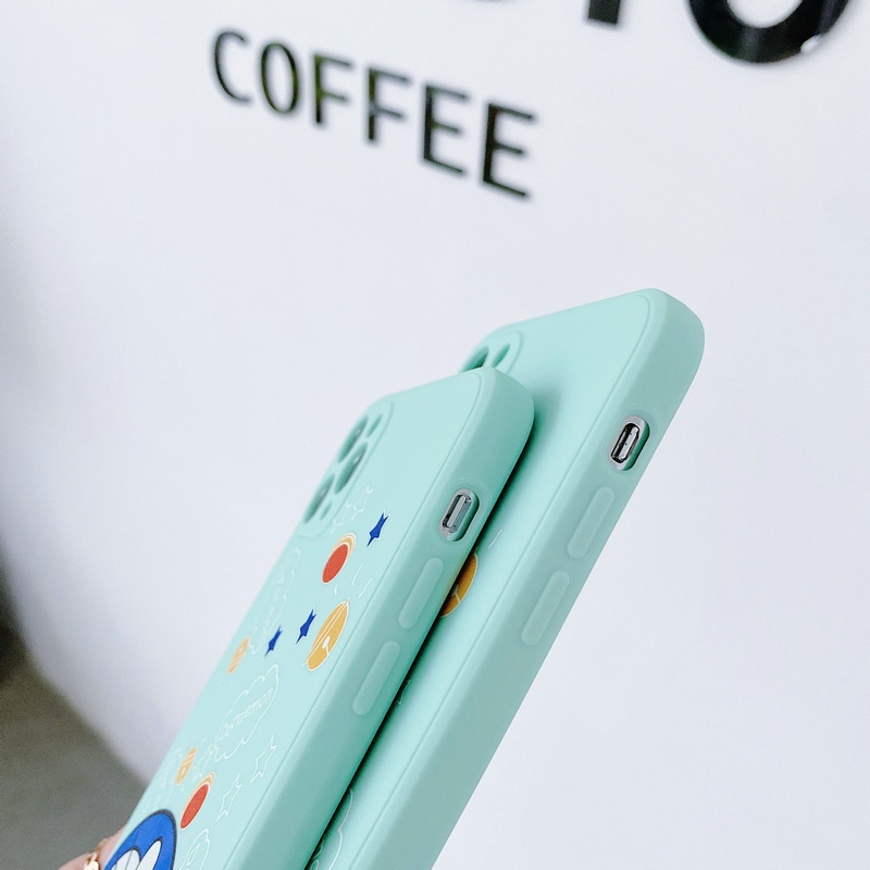 Shockproof Casing Oppo A93 A94 A31 A52 A92 A53 A15 A15S A73 A54 A7 2018 A5s A12 A3s A5 A12e A9 A5 2020 A1K A37 A83 A57 A39 Neo 9 F1s F9 F3 Lite F5 F5Youth F11 Pro Cute Doraemon Cartoon Anti-fall Soft Phone Case