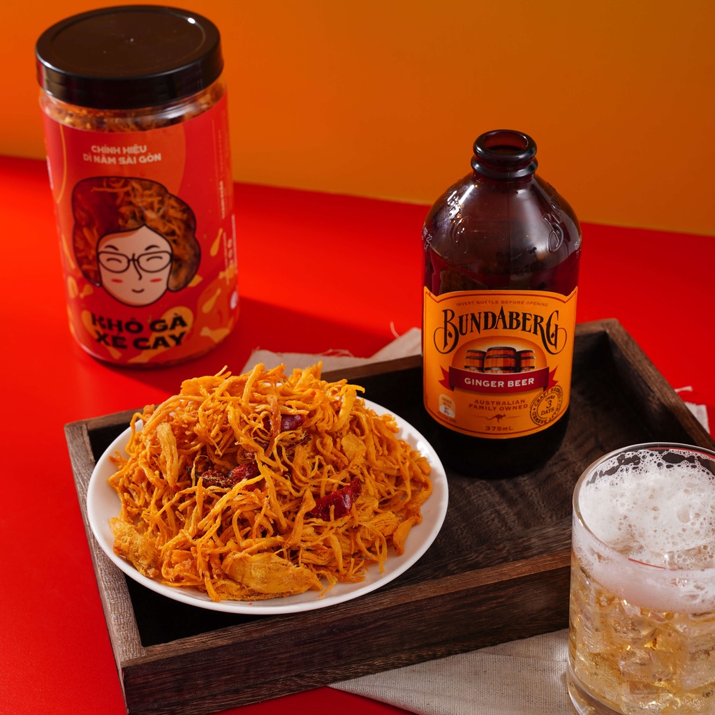 KHÔ GÀ XÉ CAY cao cấp 300GR I DÌ NĂM SÀI GÒN I Loại NGON NHẤT, đồ ăn vặt THƯỢNG HẠNG I ĐẬM VỊ, MỀM NGON TUYỆT VỜI | BigBuy360 - bigbuy360.vn